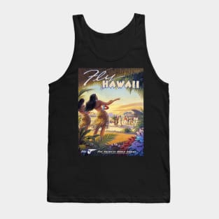 Vintage Travel Poster - Hawaii Tank Top